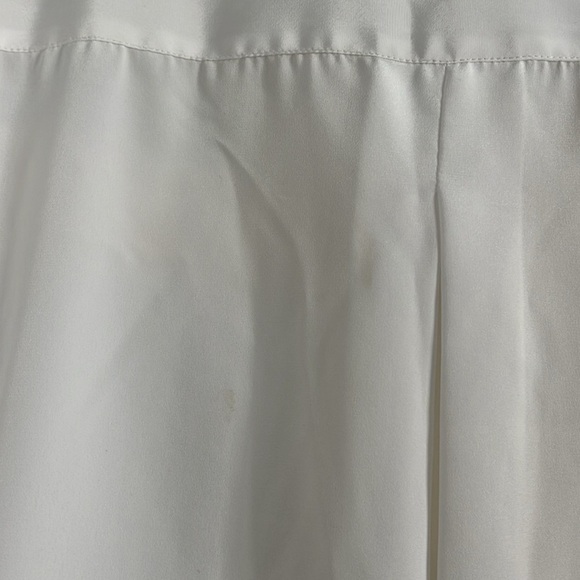 CHRISTIAN DIOR | Off-White Chemise with Shoulder Pads - Picture 7 of 7